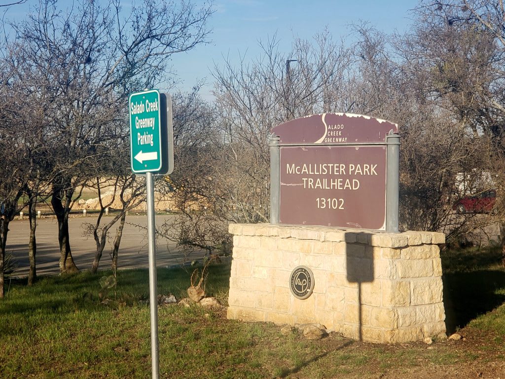 McAllister Park Monument Sign